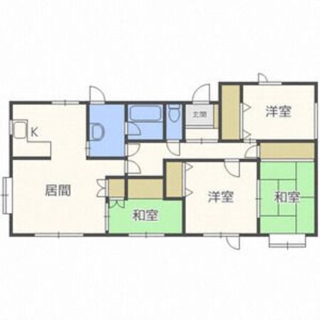 元町駅 徒歩15分 3階の物件間取画像